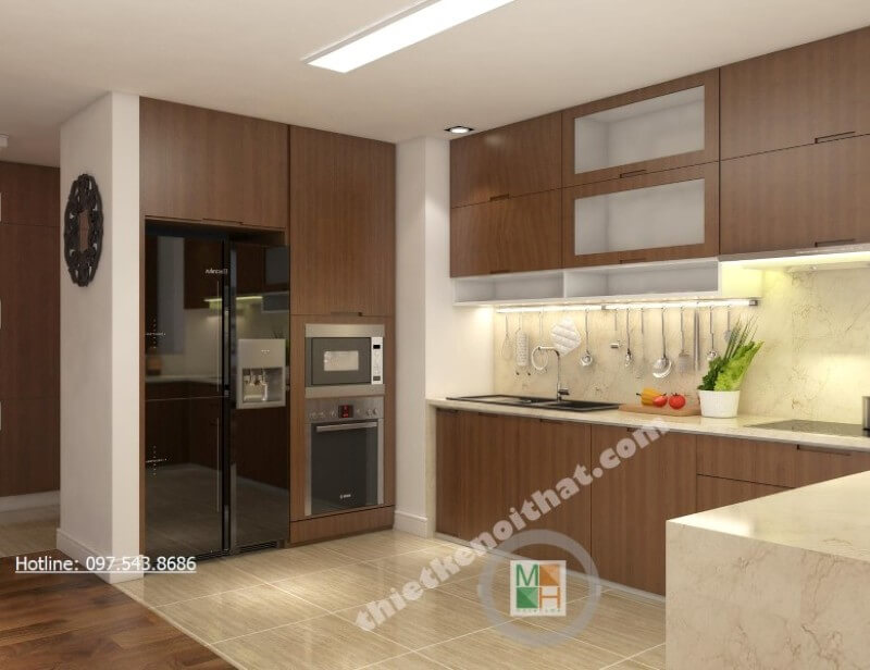 Đá ốp mặt bếp cao cấp mang lại không gian nhà bếp sang trọng và sạch sẽ hơn