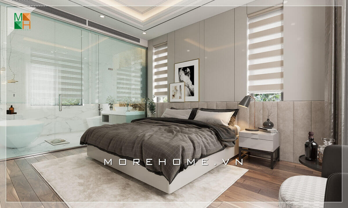 Mẫu giường ngủ sofa hiện đại, cao cấp tôn vẻ sang trọng cho không gian phòng ngủ.