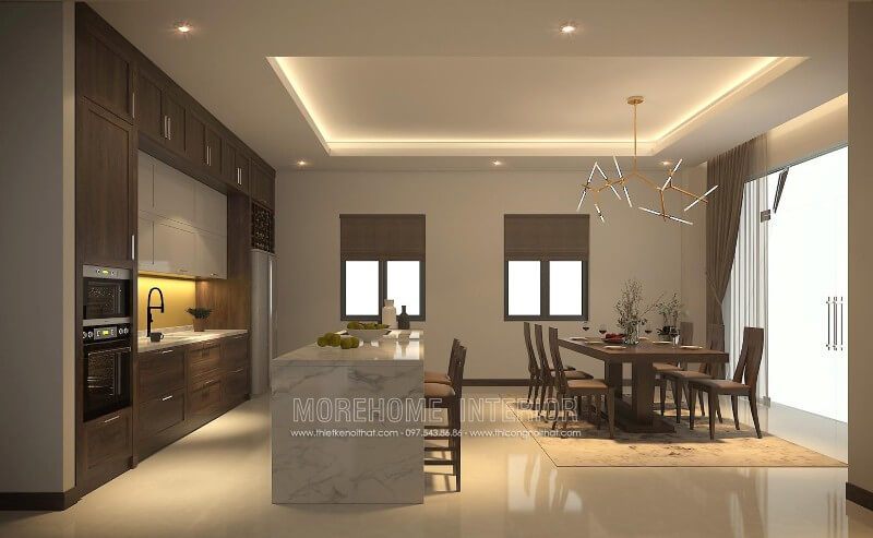 .
Một tủ bếp gỗ đẹp và quầy bar hiện đại, độc đáo là một điểm nhấn mới mẻ cho mọi gia đình. Nó không chỉ là nơi bạn có thể chế biến thức ăn mà còn là nơi bạn có thể thưởng thức những thành phẩm của mình.